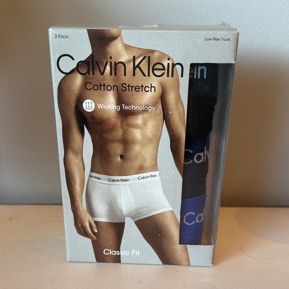 Calvin Klein Men's Boxer Briefs - Black, Blue, and White